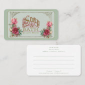 ZEEP & BATH ~ Visitekaartje (Voorkant / Achterkant)