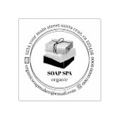Zeep Biologische Spa Rubberstempel (Afrduk)