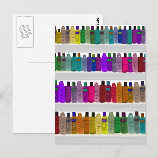 Zeep Bottelregenboog - voor badkamers, zout, enz. Briefkaart (Voorkant / Achterkant)