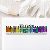 Zeep Bottelregenboog - voor badkamers, zout, enz. Etiket (Insitu)