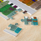 Zeep Bottelregenboog - voor badkamers, zout, enz. Legpuzzel (Zijkant)