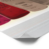 Zeep Bottelregenboog - voor badkamers, zout, enz. Poster (Hoek)