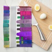 Zeep Bottelregenboog - voor badkamers, zout, enz. Theedoek (Quarter Fold)