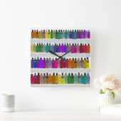 Zeep Bottelregenboog - voor badkamers, zout, enz. Vierkante Klok (Huis)