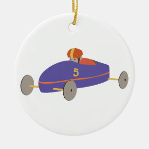 Zeep Box Derby Keramisch Ornament