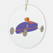 Zeep Box Derby Keramisch Ornament (Links)
