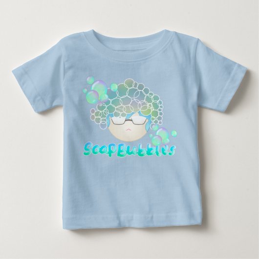 Zeep Bubbels baby boy blauw (Voorkant)