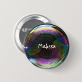 Zeep Bubble met naam Ronde Button 5,7 Cm (Voorkant /achterkant)