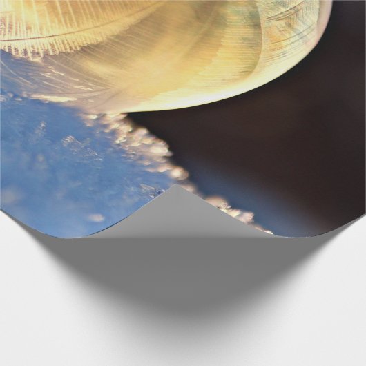 Zeep Bubble op sneeuw Cadeaupapier (Hoek)