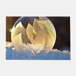 Zeep Bubble op sneeuw Deurmat