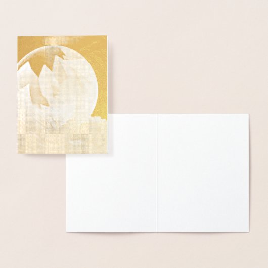 Zeep Bubble op sneeuw Folie Kaarten (Display)