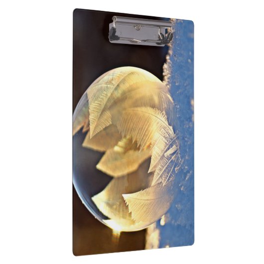 Zeep Bubble op sneeuw Klembord (Rechts)