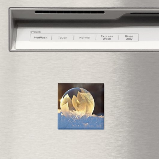 Zeep Bubble op sneeuw Magneet (Insitu (Vaatwasser))