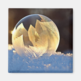 Zeep Bubble op sneeuw Magneet