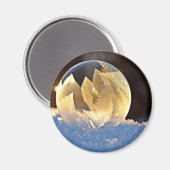 Zeep Bubble op sneeuw Magneet (Voorkant / Achterkant)