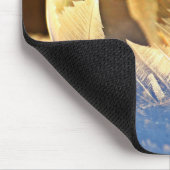 Zeep Bubble op sneeuw Muismat (Hoek)