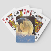 Zeep Bubble op sneeuw Pokerkaarten (Achterkant)