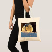 Zeep Bubble op sneeuw Tote Bag (Voorkant (product))