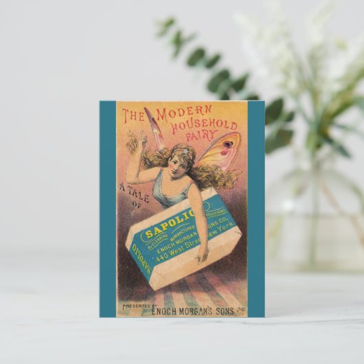 zeep en Briefkaart van het huis (Staand voorkant)