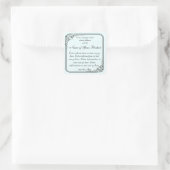  zeep en cosmetica Etiket lichtblauw (Tas)