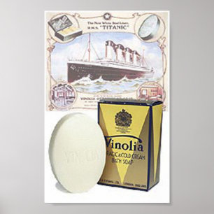  zeep en druk af poster