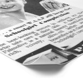 zeep en druk af poster (Hoek)