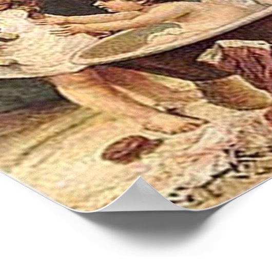 zeep en druk af poster (Hoek)