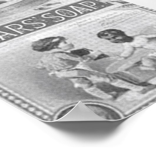  zeep en druk af poster (Hoek)