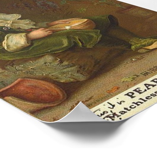 zeep en druk af poster (Hoek)