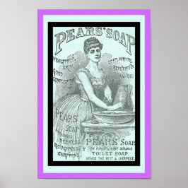   zeep en handwaskopie c. 1880 poster