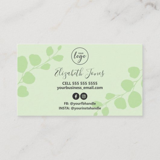 Zeep en kaars in de vorm van pasta's met flessen visitekaartje (Achterkant)