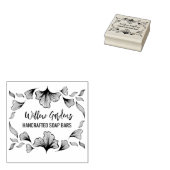 Zeep- en kaartenbranding rubberstempel (Gestempeld)