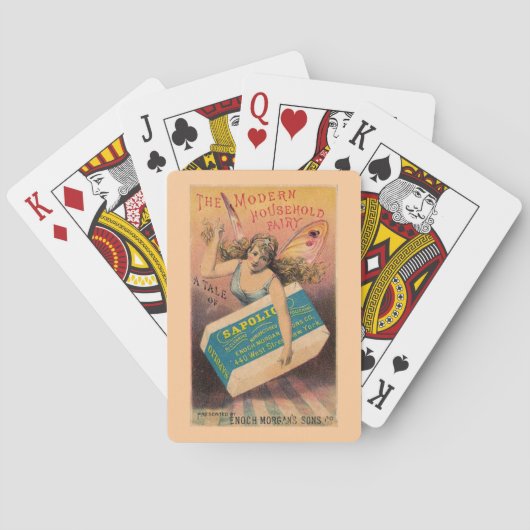  zeep en melk pokerkaarten (Achterkant)