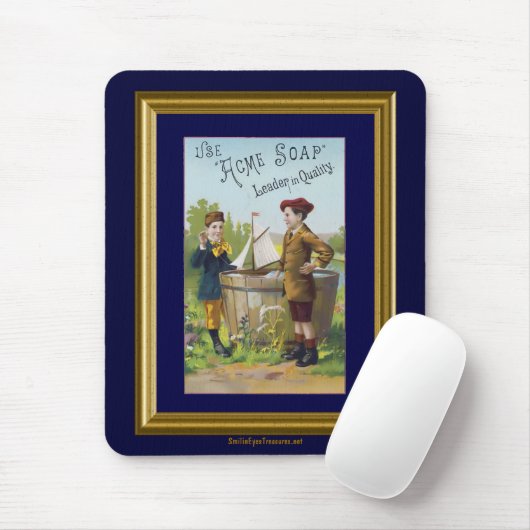 zeep en mousepad muismat (Met muis)