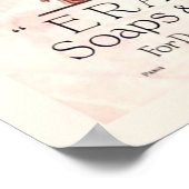 zeep en Poster van parfum (Hoek)