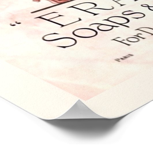 zeep en Poster van parfum (Hoek)