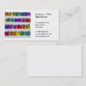 Zeep Fles Regenboog - salon / lichaamsverzorger Visitekaartje (Voorkant / Achterkant)