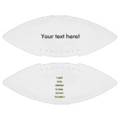 Zeep grappige tekst american football (Panelen)