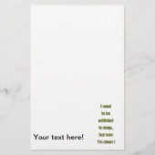 Zeep grappige tekst briefpapier (Voorkant)
