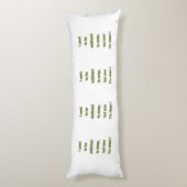 Zeep grappige tekst lichaamskussen (Achterkant (Verticaal))