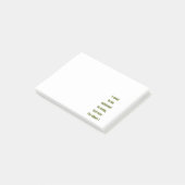 Zeep grappige tekst post-it® notes (Schuin)