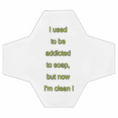 Zeep grappige tekst voetbal (Enkel)