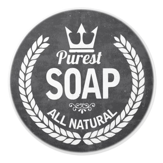  zeep in Wreater Bathroom keramiek Keramische Knop (Voorkant)