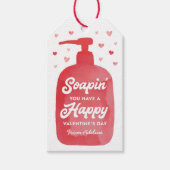 Zeep Kinder Valentijnsdag Cadeaulabel (Voorkant)