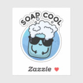 Zeep Koele Grappige Zeep Pun Sticker (Vel)