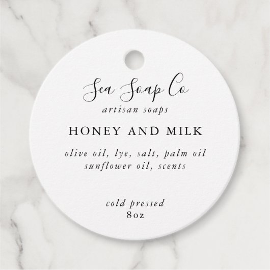 Zeep Label (Voorkant)