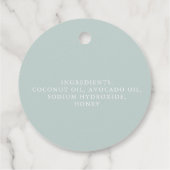 Zeep Labels (Achterkant)