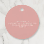 Zeep Labels (Achterkant)