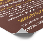 Zeep Maken, Kaars & Zeep Maker Adverteren Poster (Hoek)