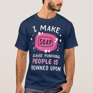 Zeep maken zeep maker t-shirt